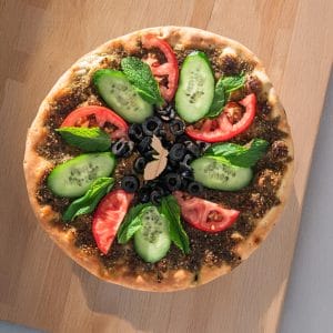 Manakish Zaatar Vegtables